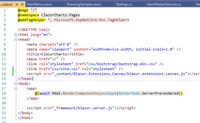 Learn To Draw Simple ASP.NET Core Blazor Bar Chart Using Canvas Extensions